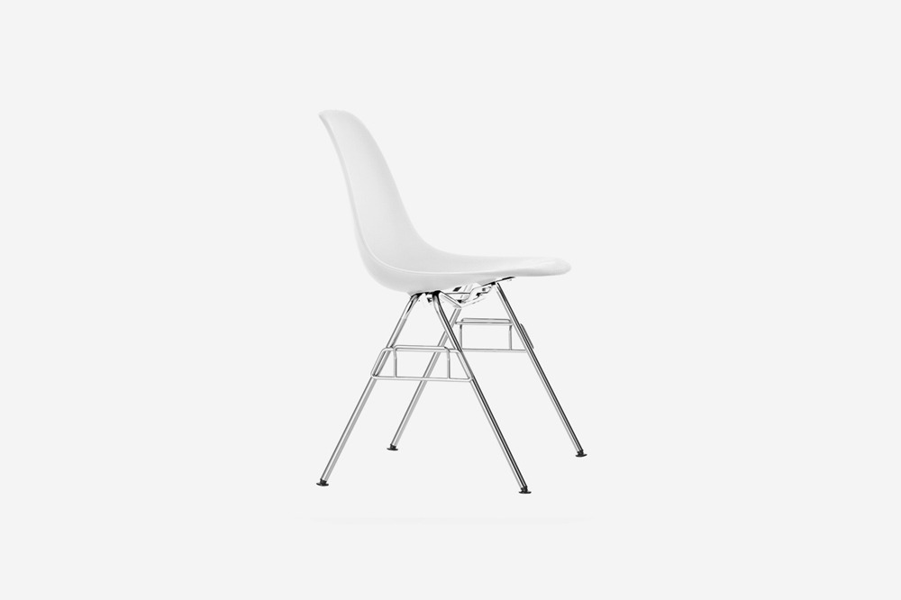 Vitrimes Plastic Side Chair DSS-N White