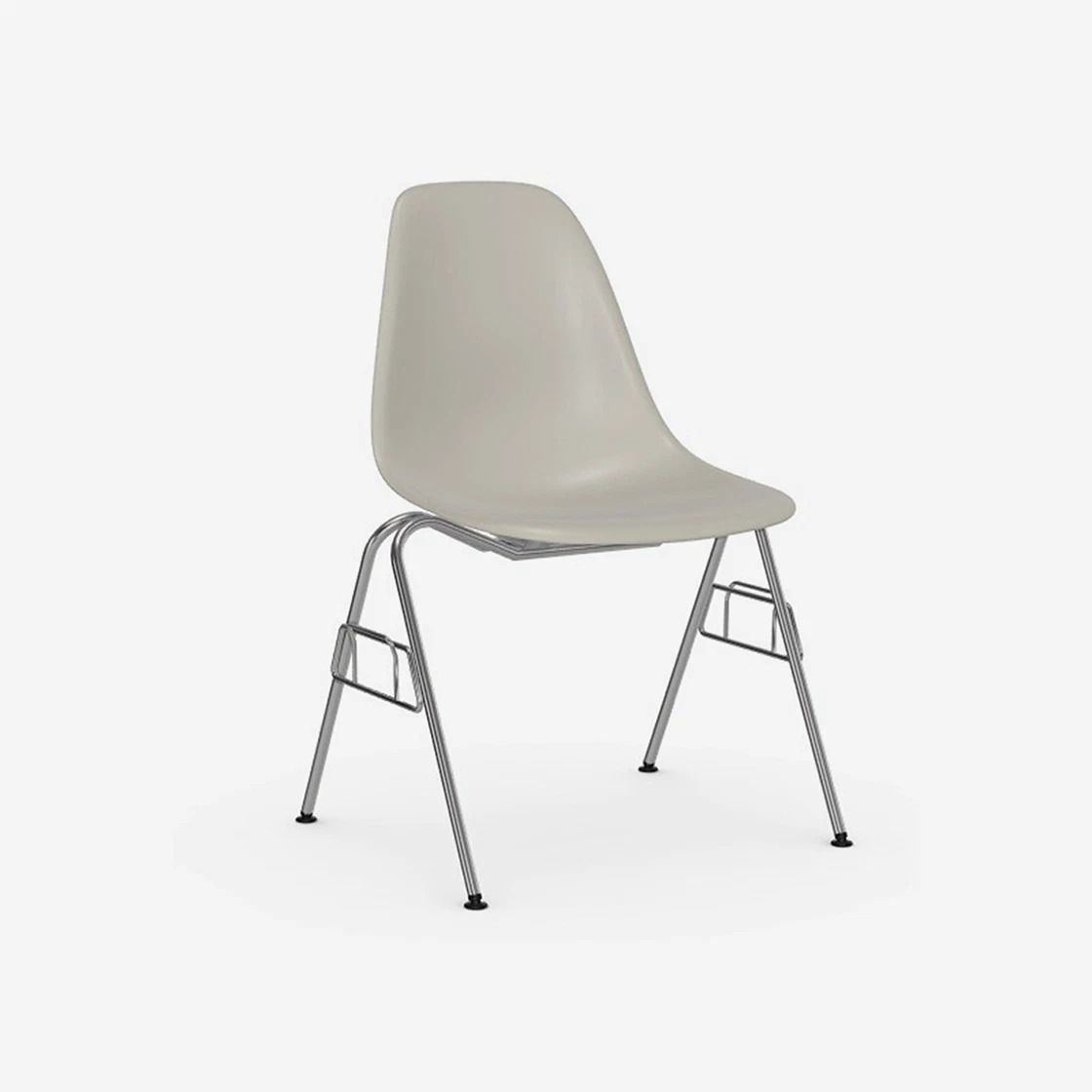Vitrimes Plastic Side Chair DSS-N Pebble