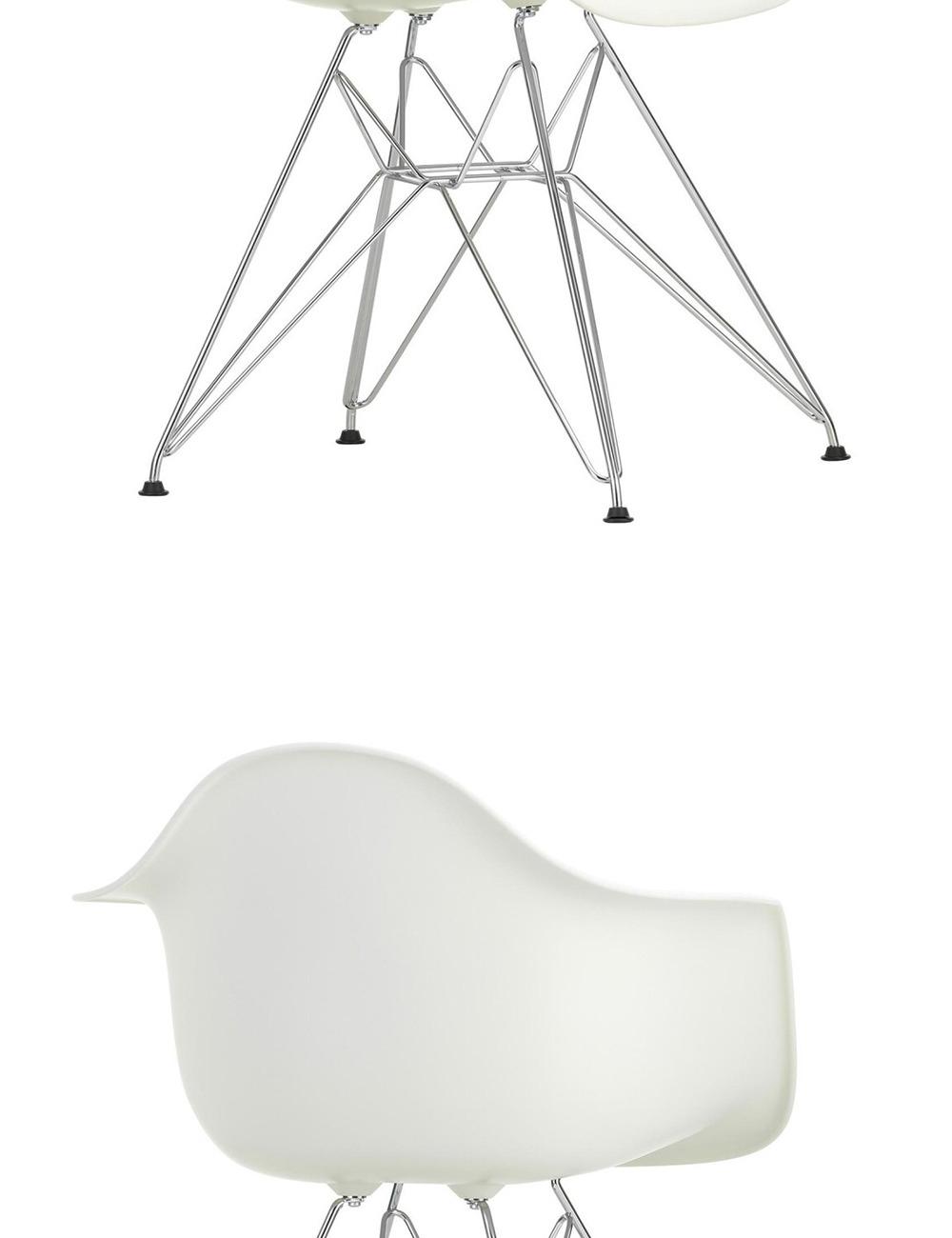 Vitra Eames Plastic Armchair DAR White