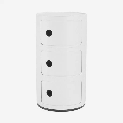 Kartell Componibili 3 Recycled Matte White