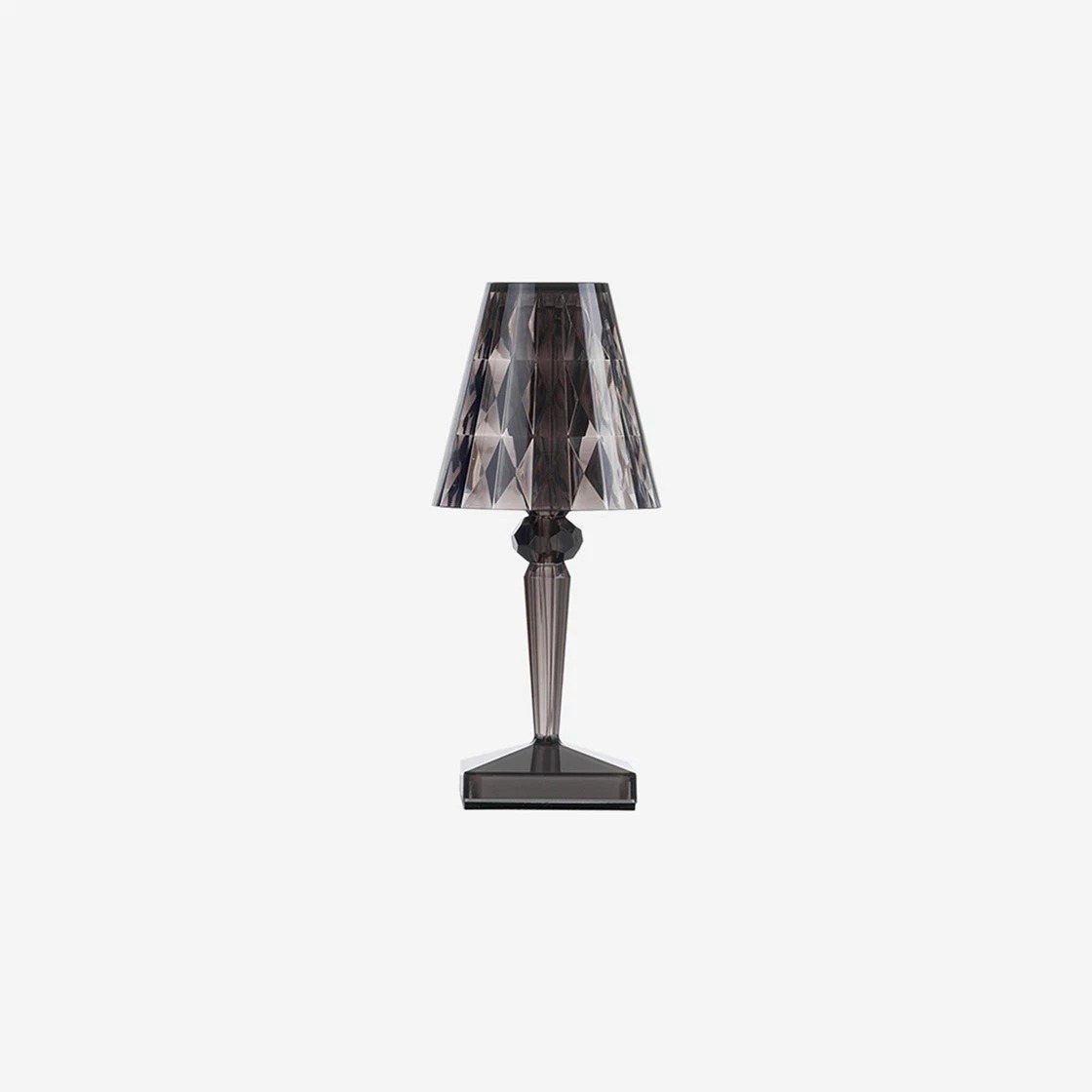 Kartell Battery LED Portable Table Lamp Gray