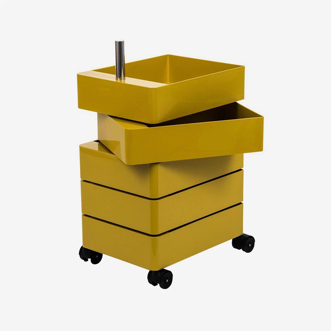 Magis 360° Container 72 With Wheels Yellow