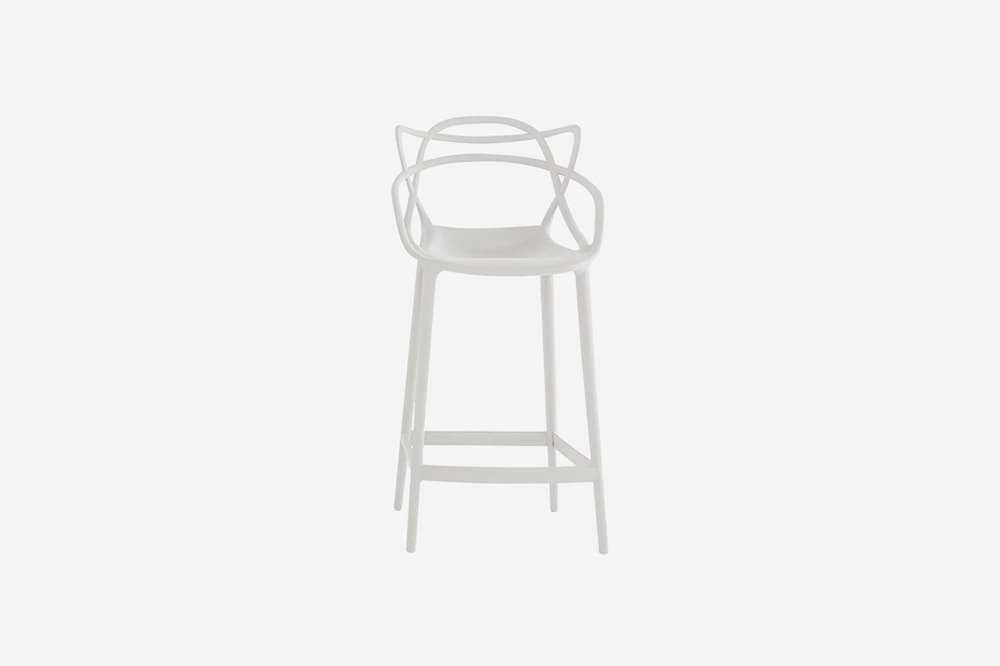 Kartell Masters Bar Stool 65cm White  