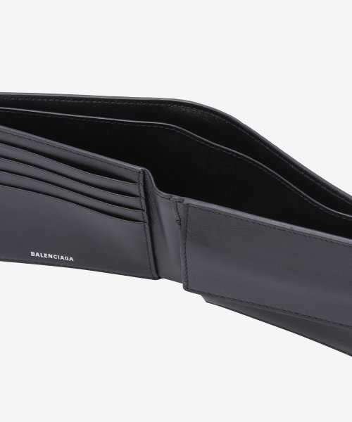 Men's Emboss Monogram Short Purse - Black