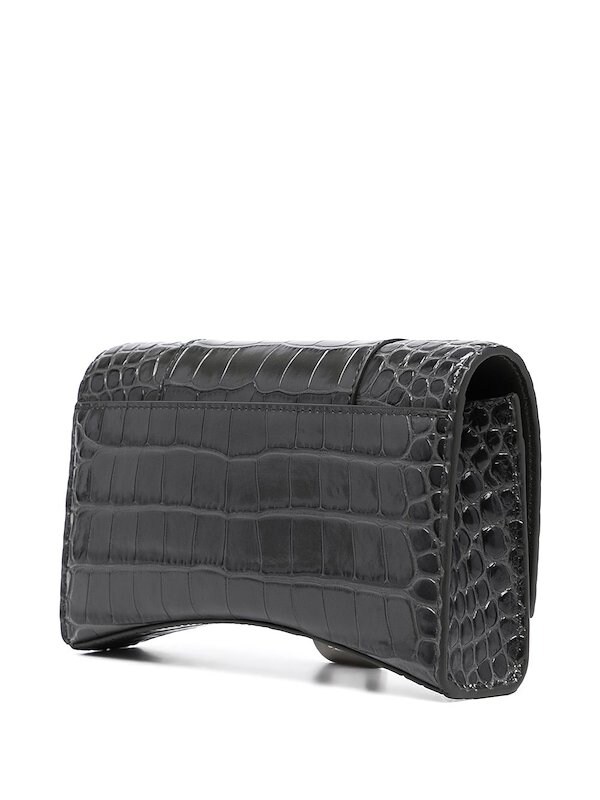 Crocodile Embossing Chain Wallet Bag