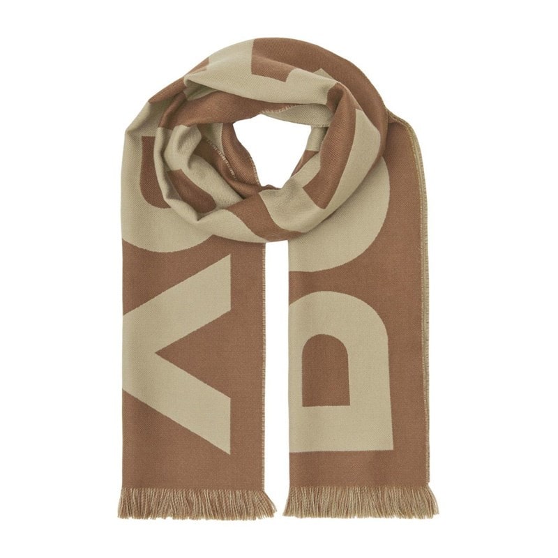 additional production Logo Wool Jacquard Scarf