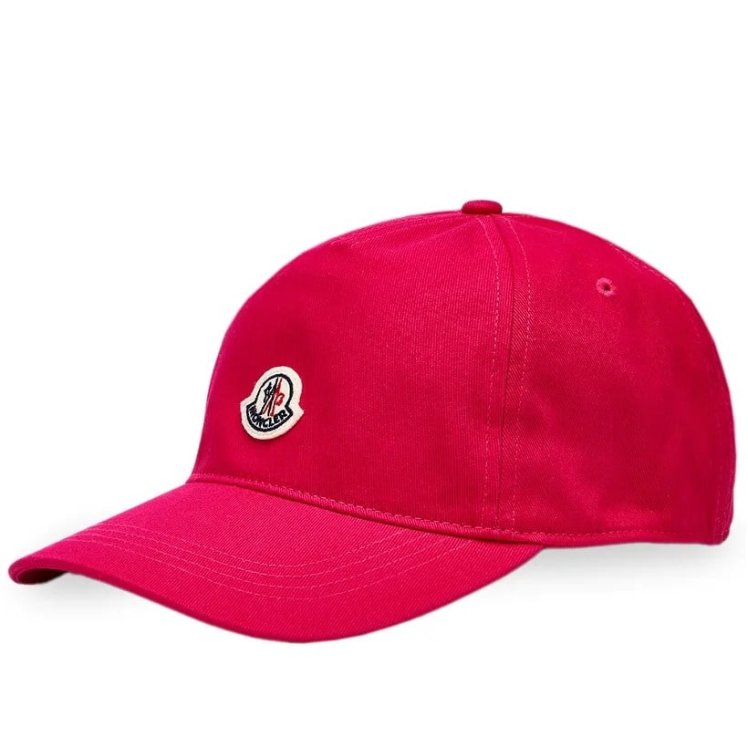  Logo patch baseball cap red