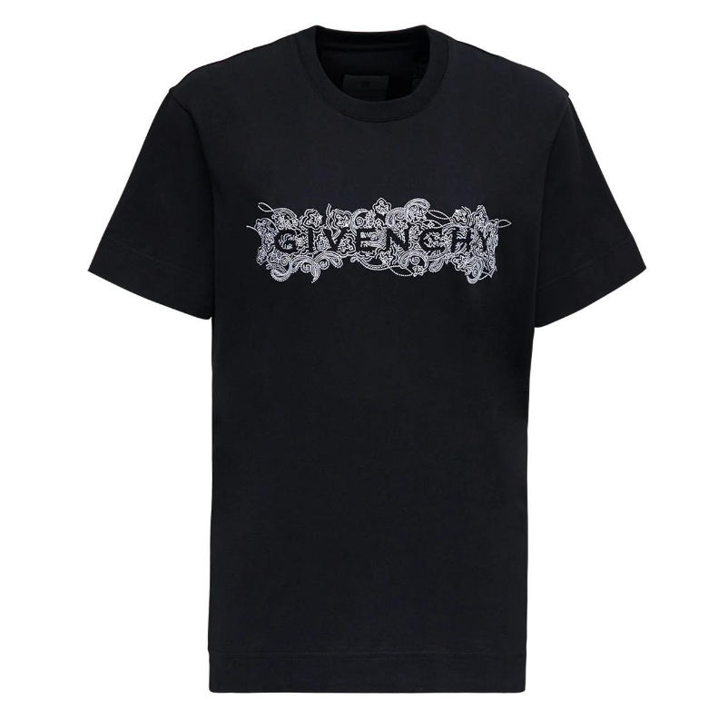 Givenchy 4G Bandana Embroidered T-Shirt