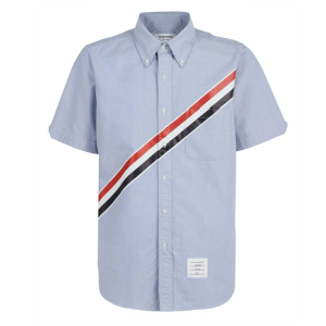 Diagonal Stripe Oxford Shirt 