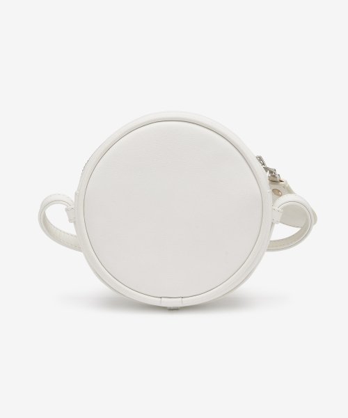 Women's Small Reedition Circle Crossbody Bag - White