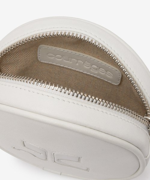 Women's Small Reedition Circle Crossbody Bag - White