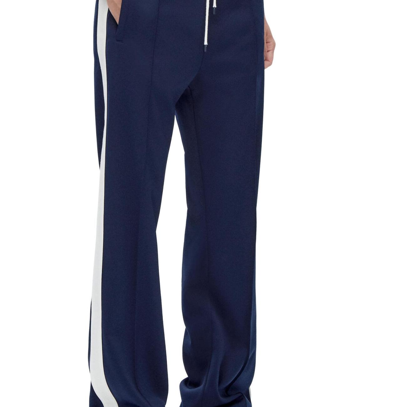 Tracksuit trousers in technical jersey Marine polyester