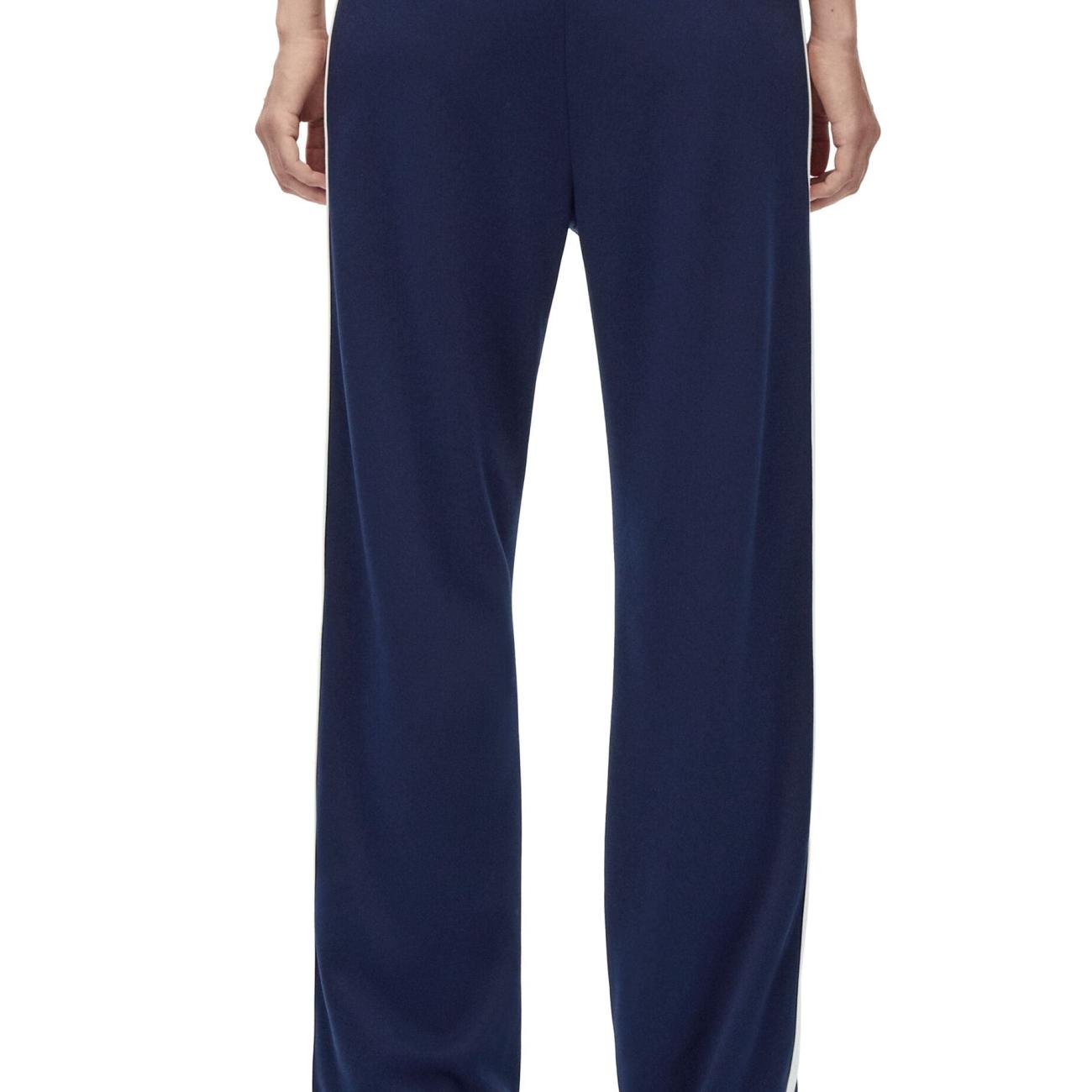 Tracksuit trousers in technical jersey Marine polyester