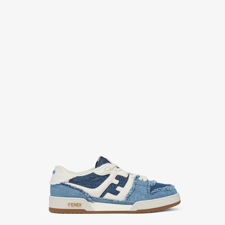 Blue Denim Low Top Sneakers