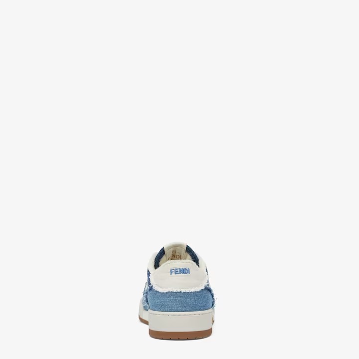 Blue Denim Low Top Sneakers