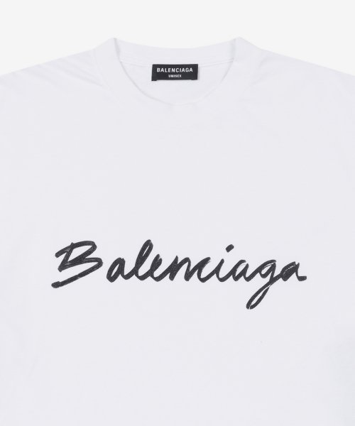 Men's Lettering Logo Print Short Sleeve T-Shirt - White