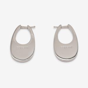 Women's Medium Swipe Earring - Silver