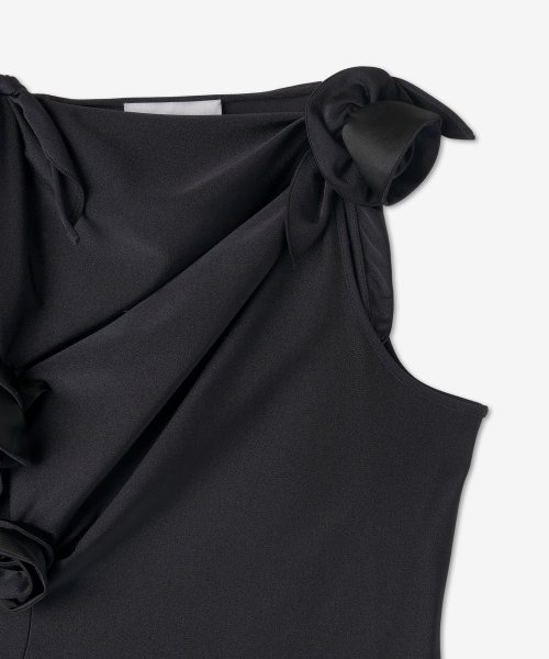 Women's Eshmetric Flower Dress - Black