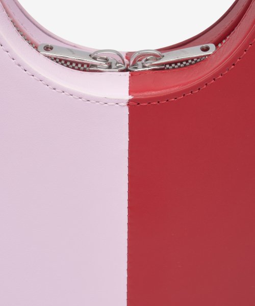 Women's Mini Swipe Tote Bag - Lipstick Red:Pink