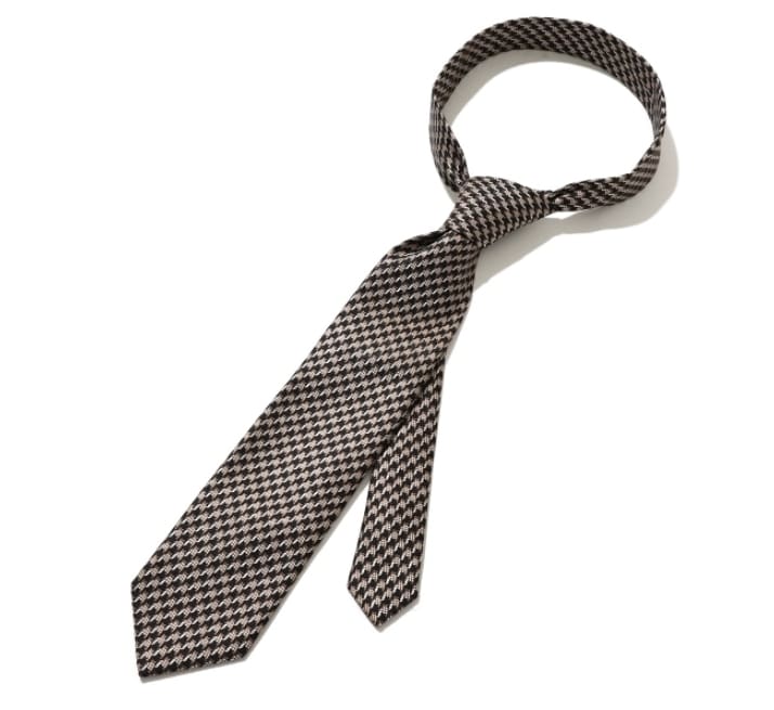 23FW pattern silk tie free