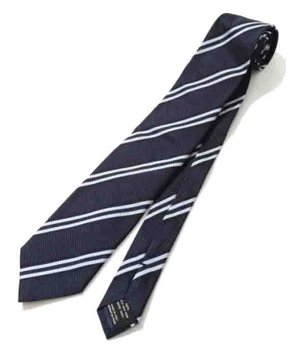 pattern silk tie 23FW