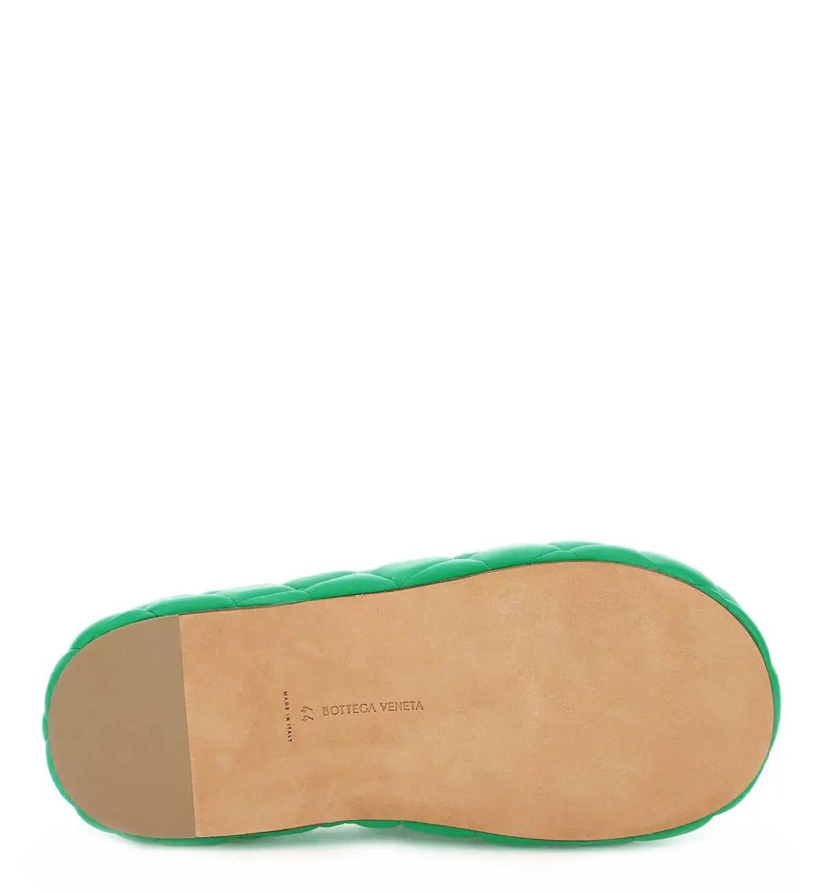 Quilted padded sandals