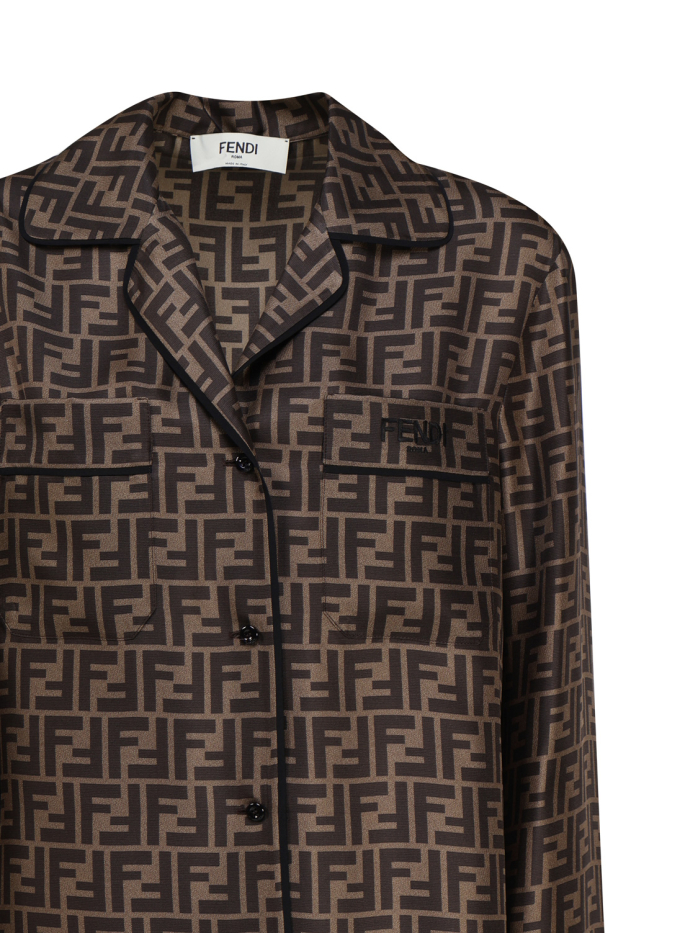 Brown twill shirt