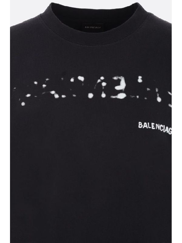 Large fit hand-drawn logo T-shirt