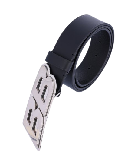 Men's Logo Moto Belt - Black