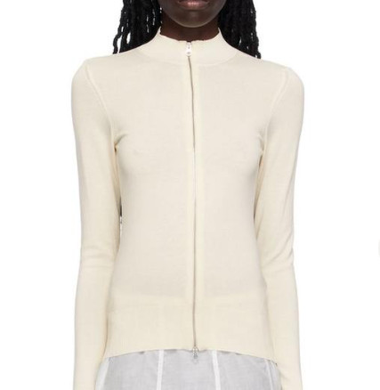 Lay zip-up knit