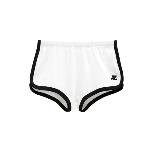 Vinyl logo mini skirt re-edition