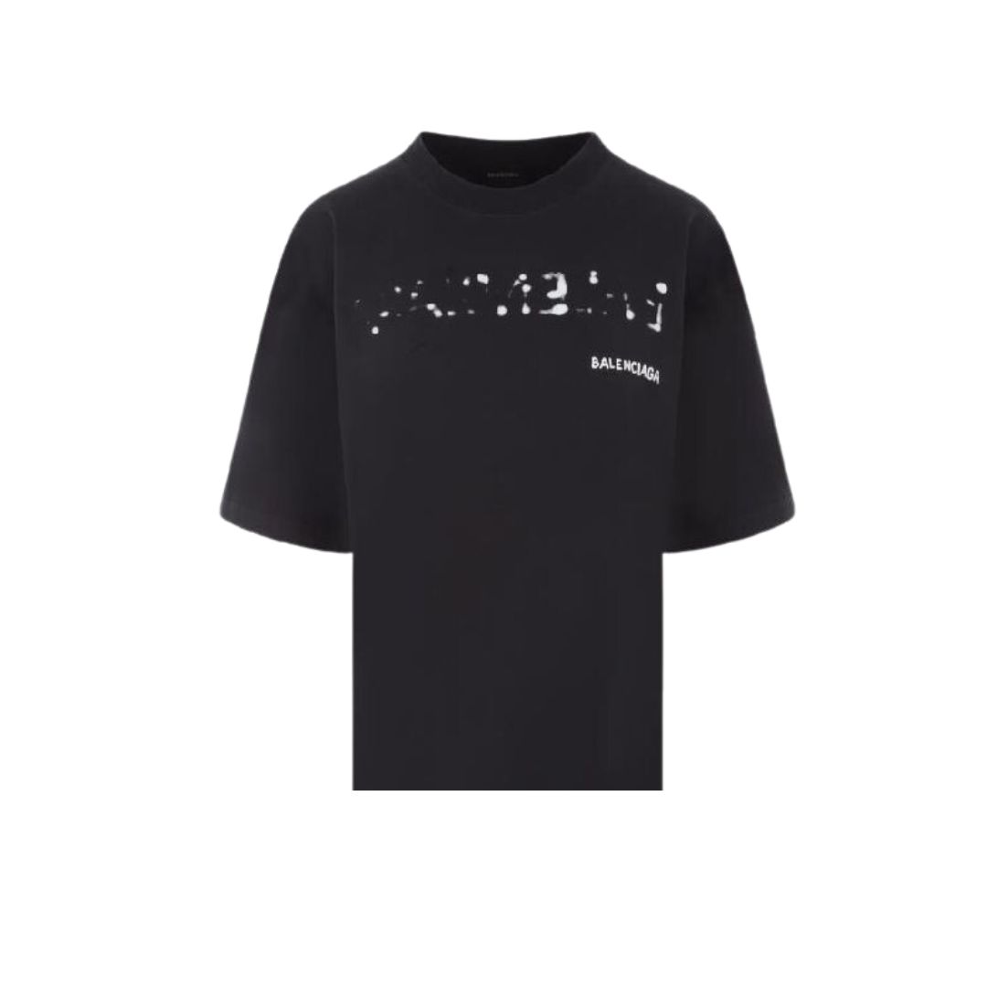 Large fit hand-drawn logo T-shirt