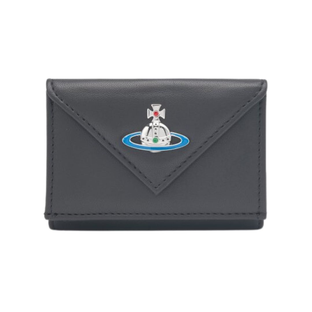 Common Emma Envelope Bifold Wallet - Black