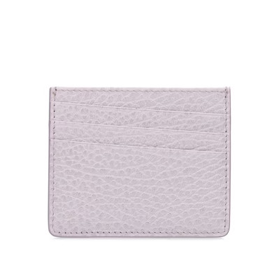 Common 4 Stitch Leather Card Holder - Wisteria