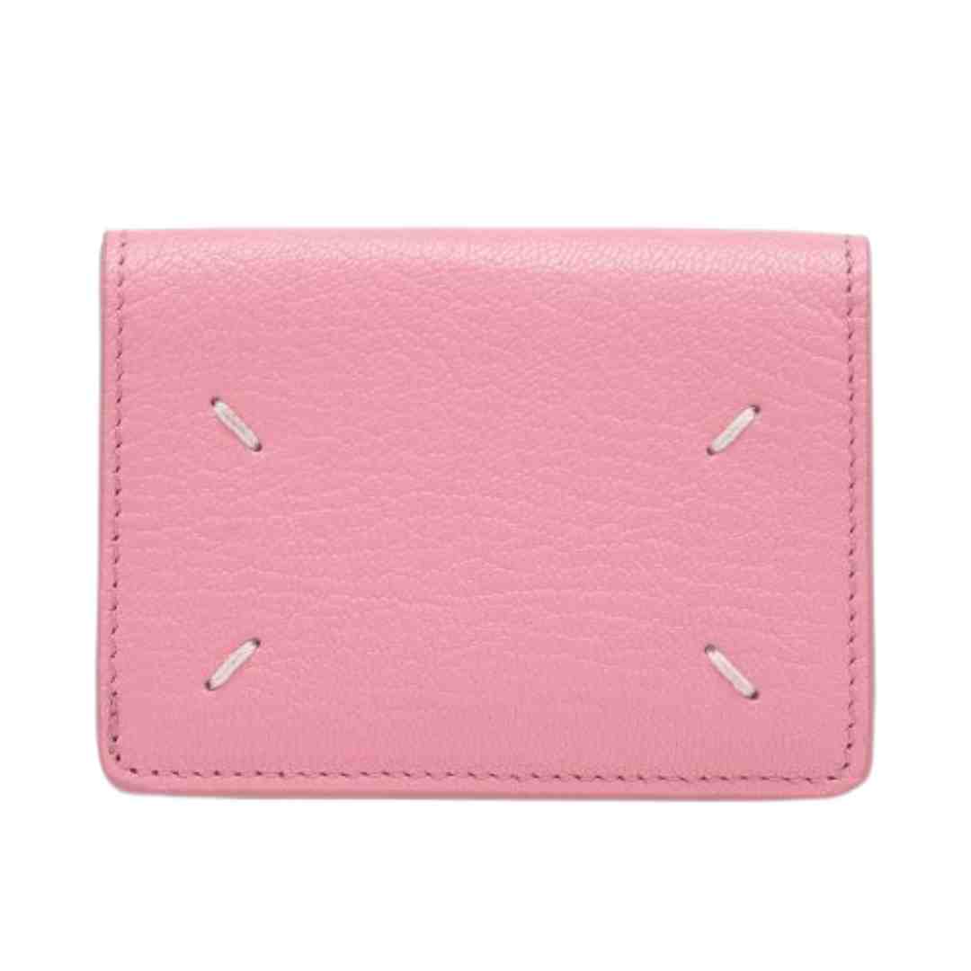 Common Snap Button Leather Wallet - Pink