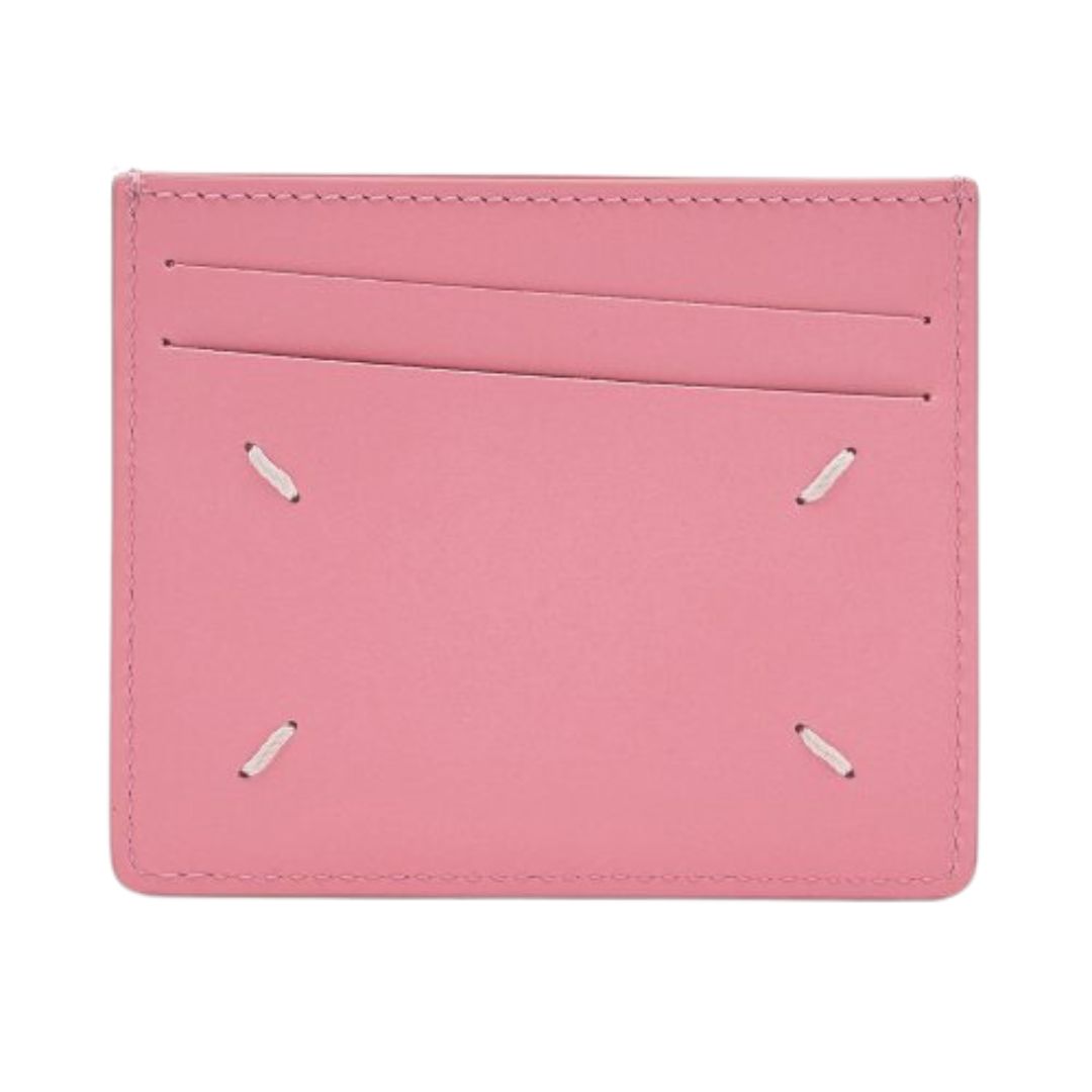 Common 4-Stitch Logo Card Holder - Peony