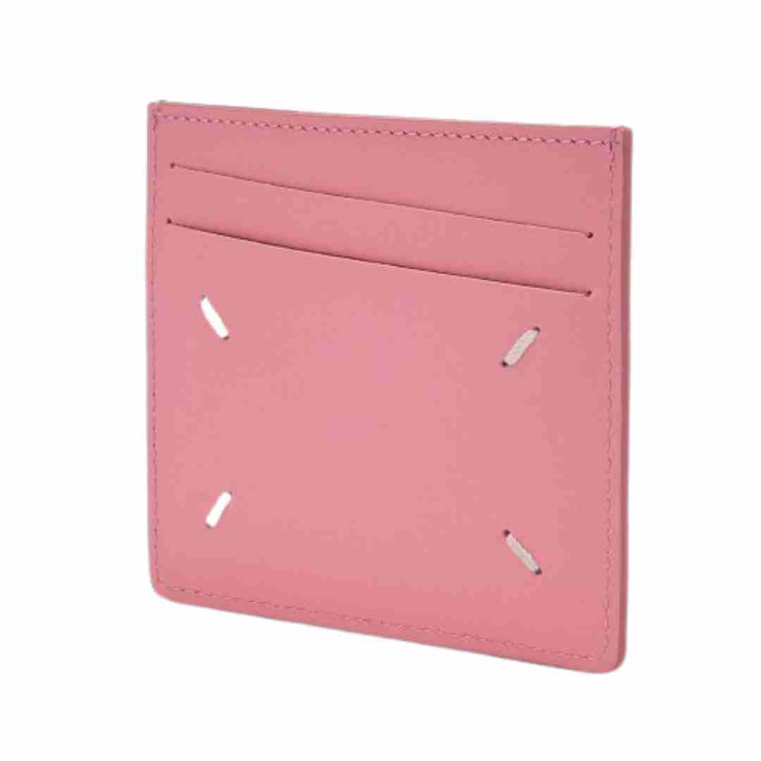 Common 4-Stitch Logo Card Holder - Peony