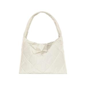  COS Diamond Quilted Oversized Shoulder Bag Cream
