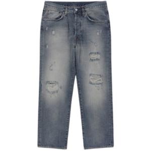 Men's relaxed fit denim pants - blue