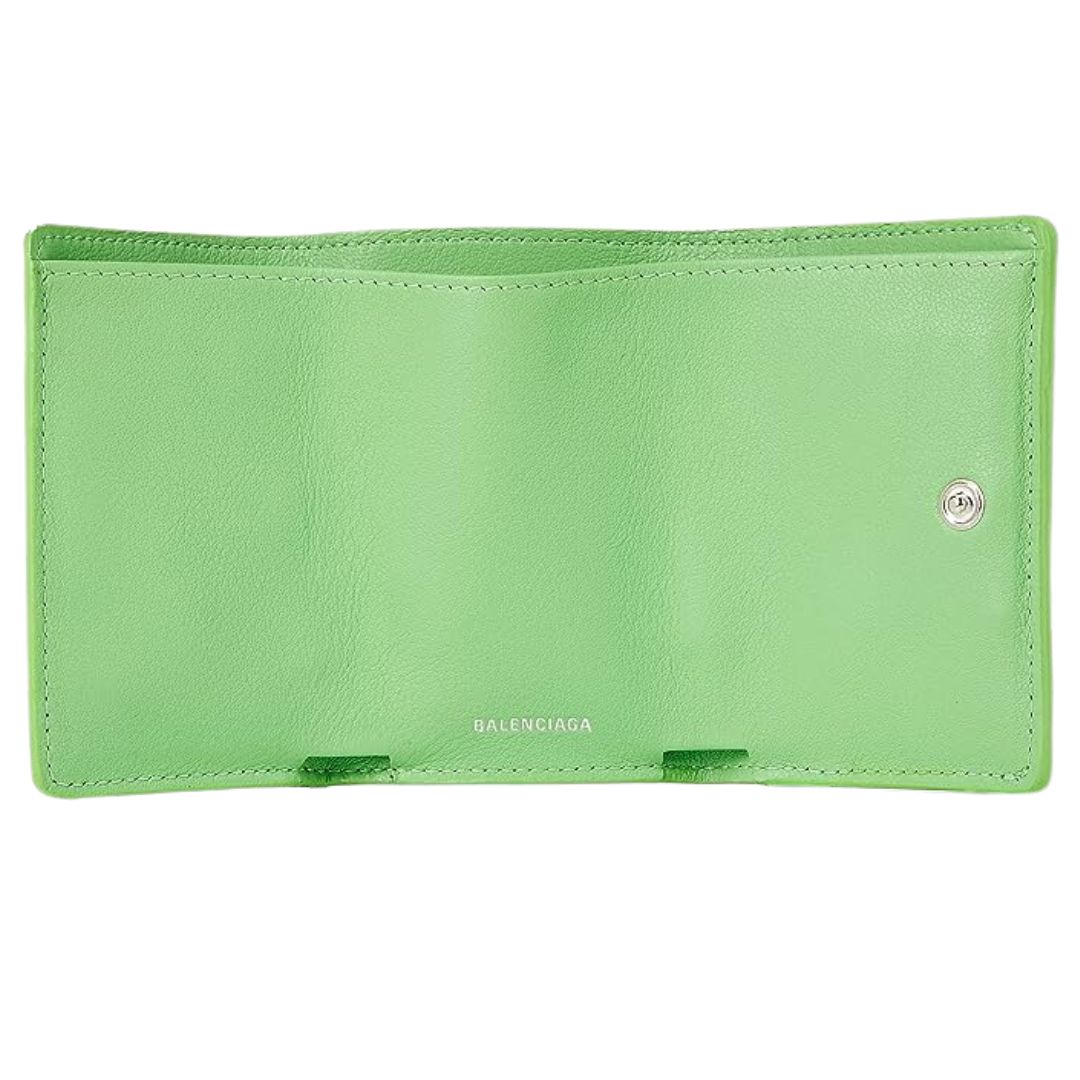 Women's Mini Papierre Wallet - Green