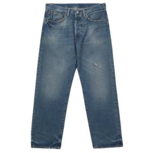 Men's Relax-Fit Straight Denim Pants - Mid Blue