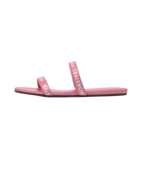 Women's Round Flat Sandals - Pink 