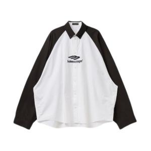 Balenciaga B Logo Raglan Shirt Black