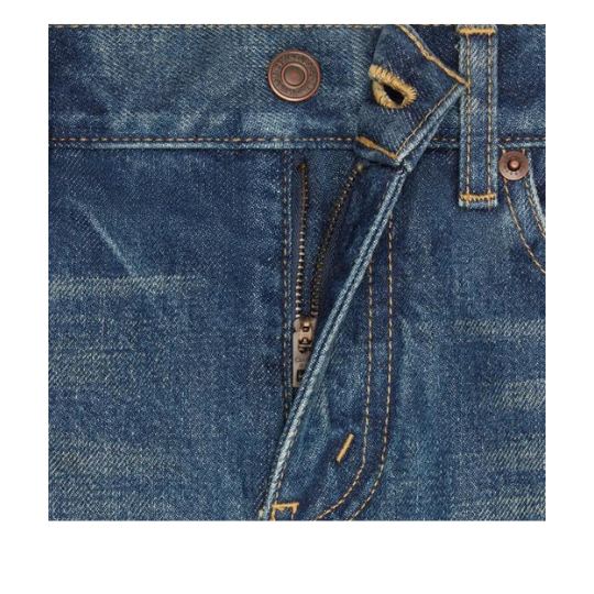 LOW FLARE JEANS IN DARK UNION WASH DENIM