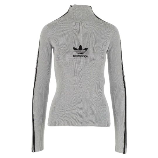 Adidas Logo Metallic Rib Slim Knit
