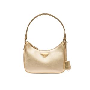 Saffiano leather mini bag platinum