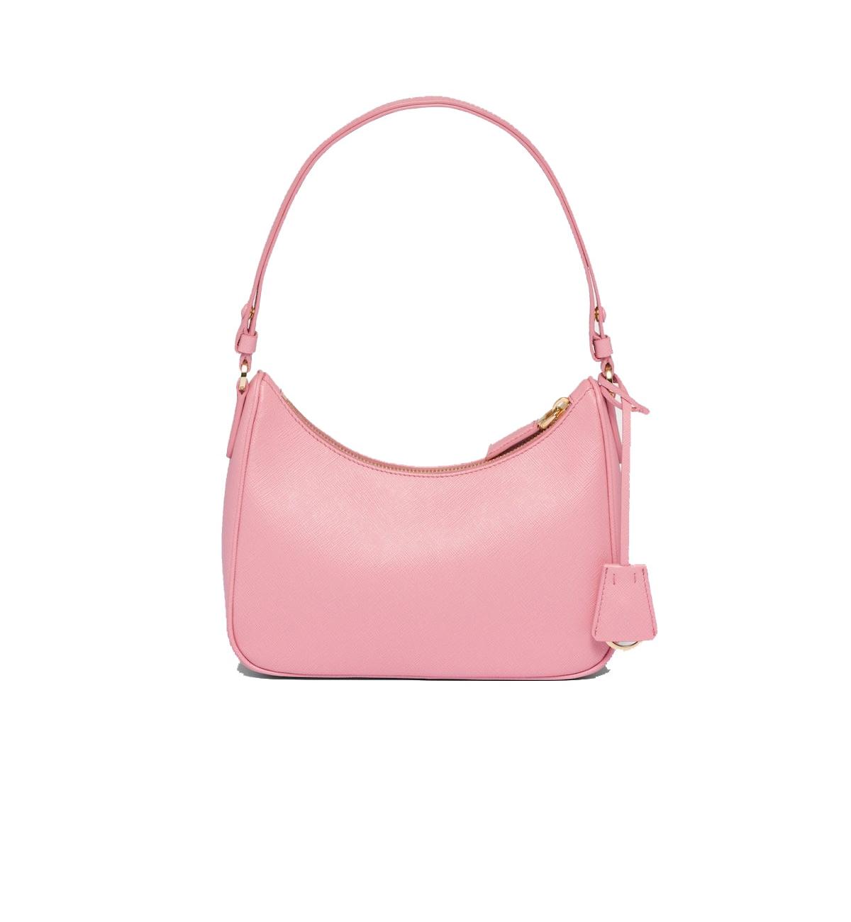 Saffiano leather mini bag petal pink