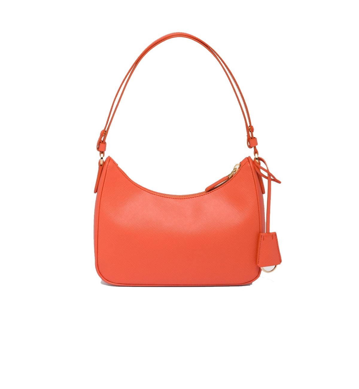 Saffiano leather mini bag orange