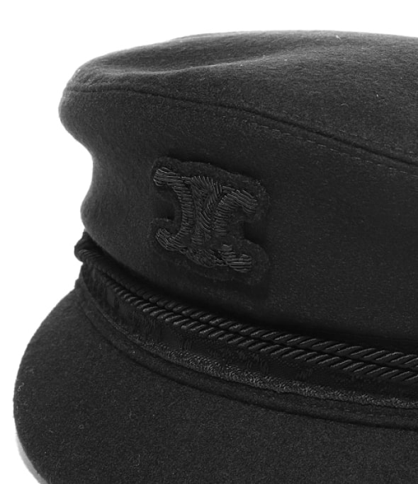 TRIOMPHE SAILOR CAP IN WOOL CLOTH