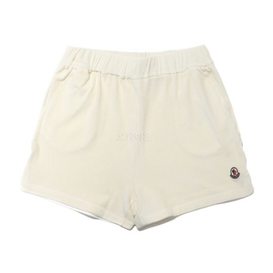 Logo patch terry cotton sweat shorts free